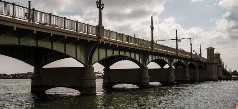 Bridge of Lions crossing the Matanzas River in St. Augustine